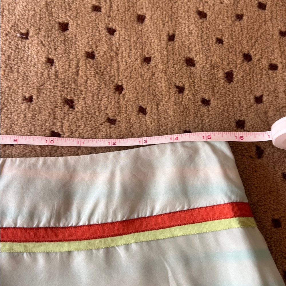 Harold's Multicolor Silk Cityscape A-Line Skirt - Picture 9 of 10